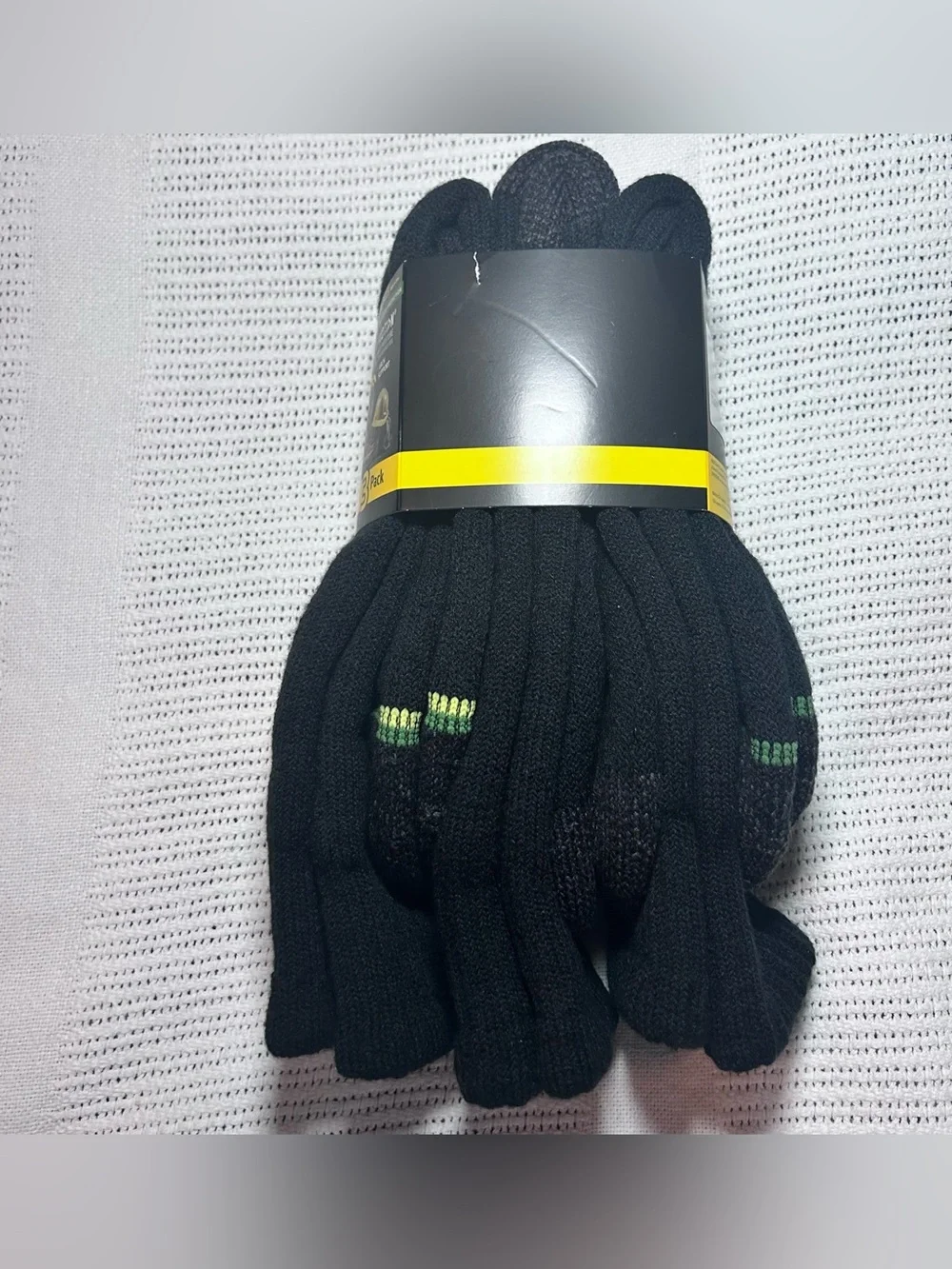 John Deere Steel Toe Max Crew Socks Black 3-Pack